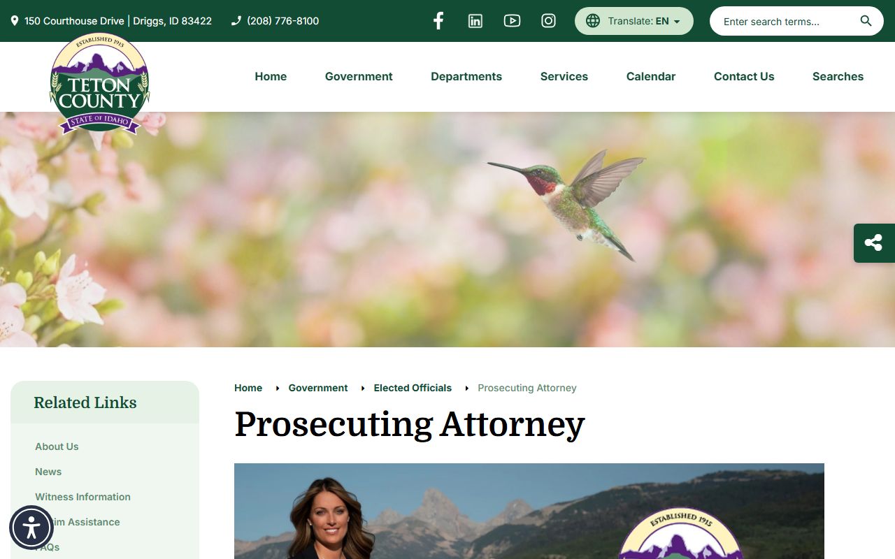 Teton County court charges prosecutor source