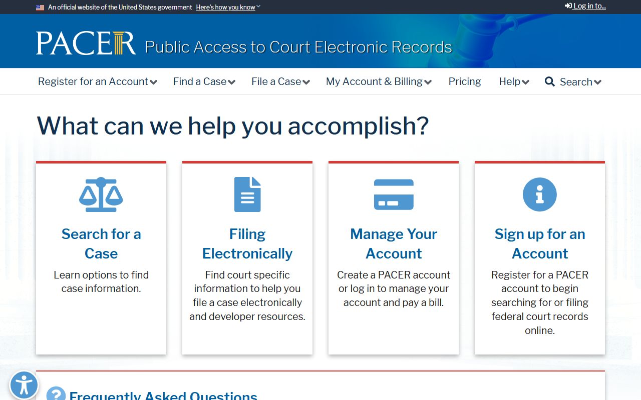 Teton County District Court records comparison with PACER federal court portal