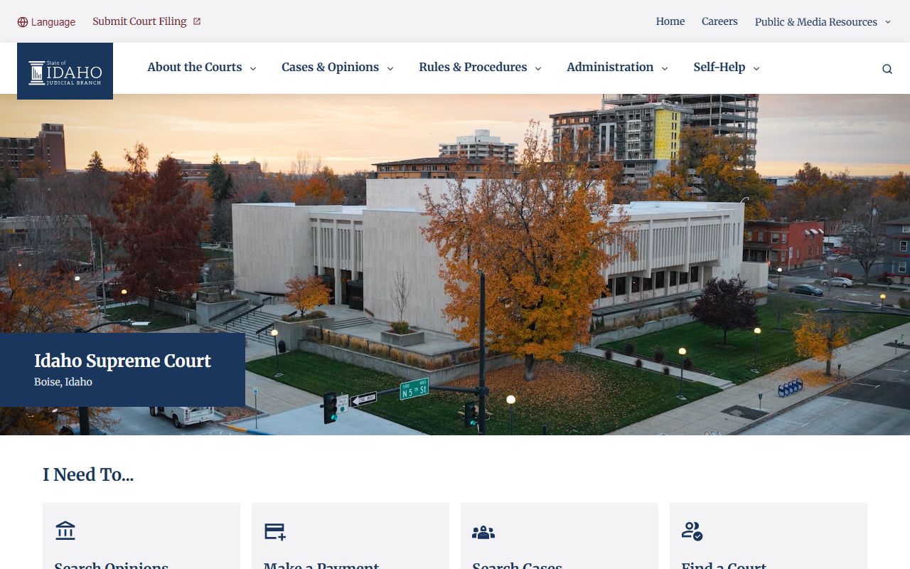Teton County court records Idaho Judicial Branch homepage